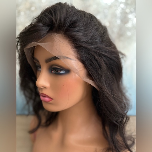 Luxurious HUMAN HAIR 13x6 lace, frontal body, Wave Wig virgin Remi Indian hair - Picture 5 of 10